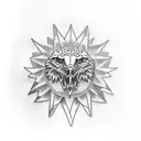 lsd eagle tattoo design idea