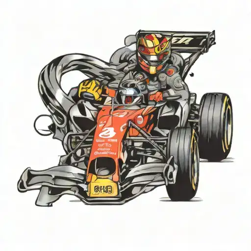 Lewis Hamilton 44 tattoo design idea