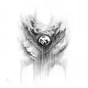 c130 in hurricane tattoo design idea