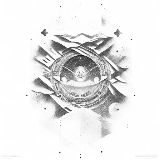 interstellar  tattoo design idea