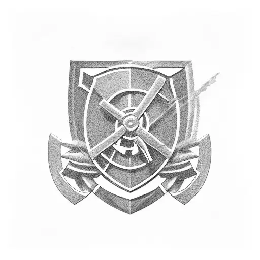 arsenal cannon tattoo design idea