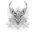 garter tattoo design idea