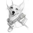 garter belt tattoo design idea