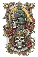 Warhammer 40k universe tattoo design idea