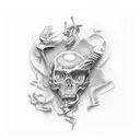 hardwork and struggle tattoo design idea