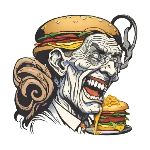 Pump fiction wallace royale with cheese tattoo design idea