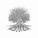 olive tree for man tattoo design idea