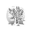 olive tree for man tattoo design idea