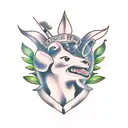 olive tree tattoo design idea