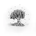 olive tree for man tattoo design idea