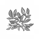 olive tree for man tattoo design idea