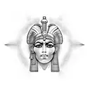 goddess isis tattoo design idea