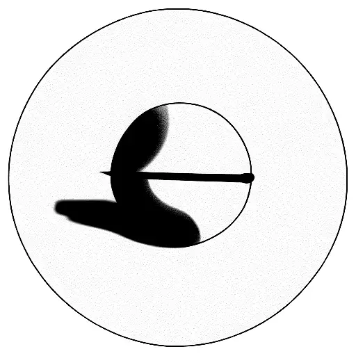 eight ball tattoo design idea