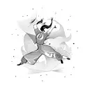 dancing teacher tattoo design idea