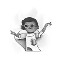 teacher dancing hiphop tattoo design idea