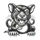 Tasmanian devil tattoo design idea