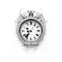 clock 1111 tattoo design idea