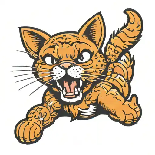 garfield tattoo design idea