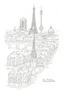 paris,prague,berlin, tattoo design idea
