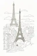 paris,prague,berlin, tattoo design idea