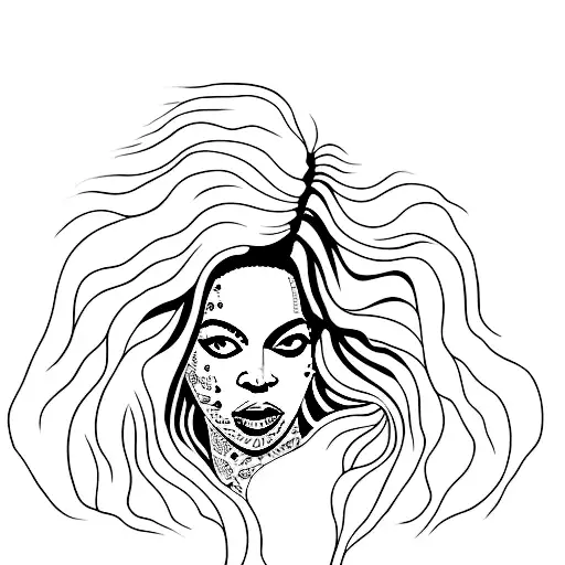 beyonce tattoo design idea