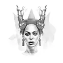 beyonce tattoo design idea