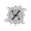 Full arm tattoo An abstract representation of a psychedelic soundwave with vibrant colors and intricate patterns, inspir tattoo design idea