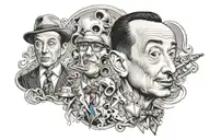 peewee herman tattoo design idea