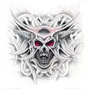 demon tattoo design idea