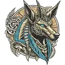 anubis tattoo design idea