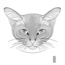 siamese cats tattoo design idea