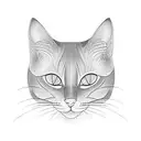 siamese cats tattoo design idea