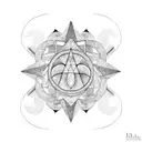 Moon tattoo design idea