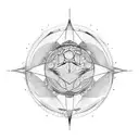 Moon tattoo design idea