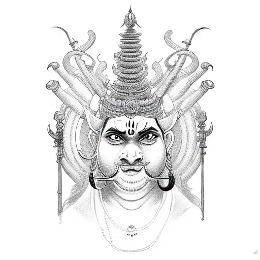 lord shiv tattoo design idea