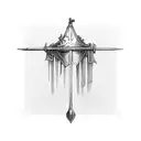 sword of Damocles  tattoo design idea