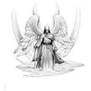 archangel Gabriel tattoo design idea