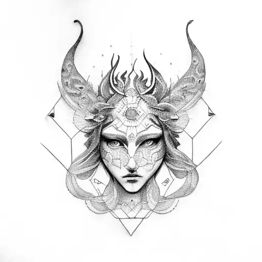 metatron tattoo design idea