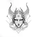 metatron tattoo design idea