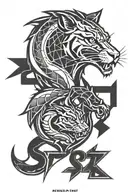 hellcat srt logo, kobe Bryant logo, cross tattoo design idea