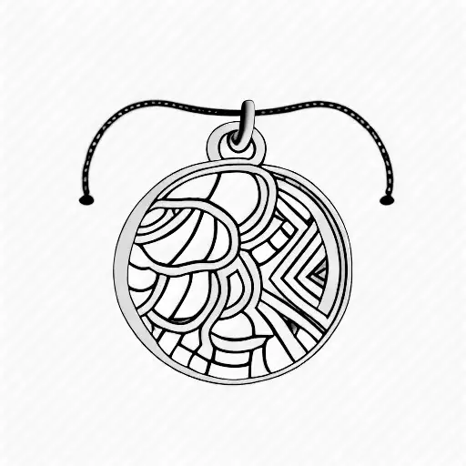 Anklet with a volleyball charm tattoo design idea