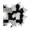 A thousand lamentations on a checkered paper tattoo design idea