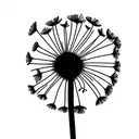 Dandelion  tattoo design idea
