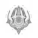 Hamsa Symbol tattoo design idea