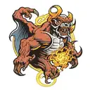 Balrog tattoo design idea