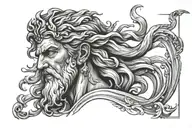 zeus tattoo design idea