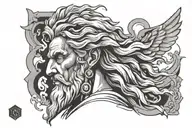 zeus tattoo design idea