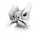 tweety bird tattoo design idea