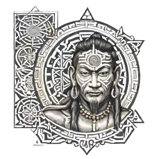 Kalpavriksha w Sri Yantra tattoo design idea