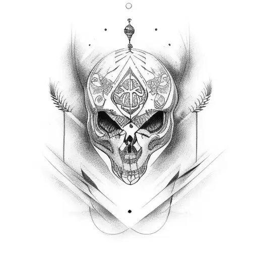 biker tattoo with karma tattoo design idea